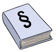 Grafik. Gesetzbuch